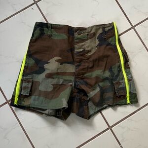 Reworked Camouflage Shorts